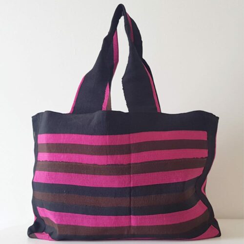 Pink and Brown Tommy Tote - Image 4