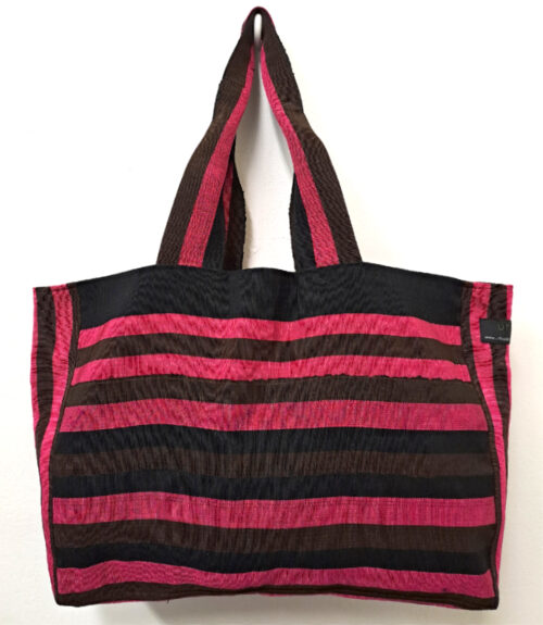 Pink and Brown Tommy Tote