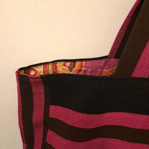 Pink and Brown Tommy Tote - Image 6