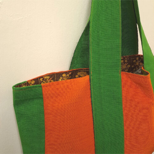 Orange and Green Tommy Tote - Image 3