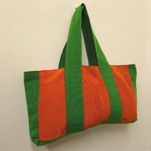 Orange and Green Tommy Tote
