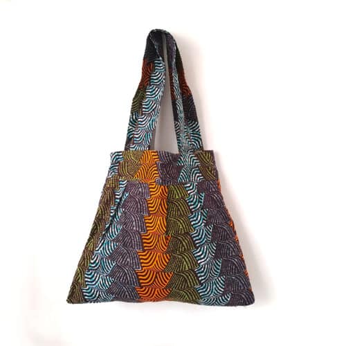 Orange and Teal Tote bag